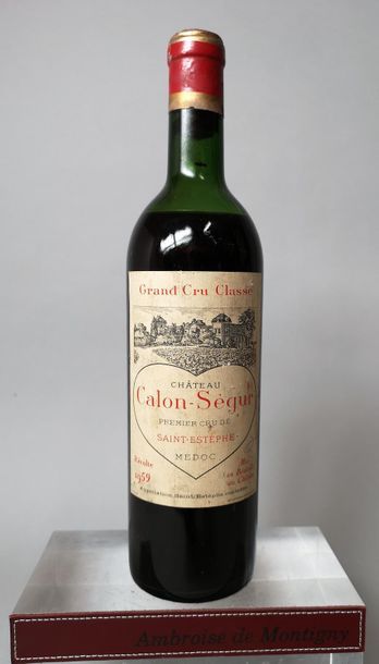 1 bottle CHÂTEAU CALON-SÉGUR - 3é Gcc St....