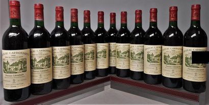 12 bottles CHÂTEAU CARBONNIEUX - GC Pessac...