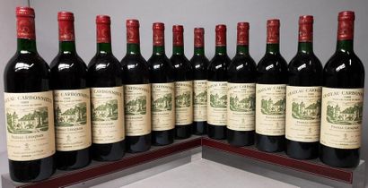 12 bottles CHÂTEAU CARBONNIEUX - GC Pessac...
