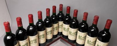 12 bottles CHÂTEAU CARBONNIEUX - GC Pessac...