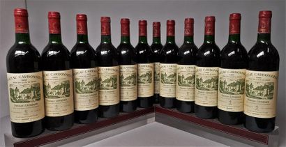 12 bottles CHÂTEAU CARBONNIEUX - GC Pessac...