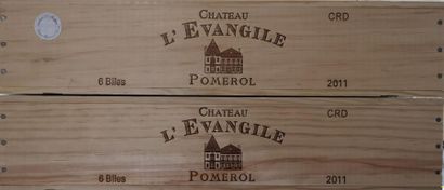 12 bottles CHÂTEAU L'EVANGILE - Pomerol 2011...