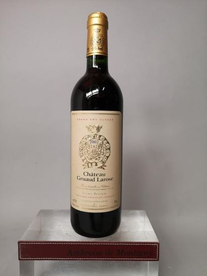 1 bottle CHÂTEAU GRUAUD LAROSE - 2é Gcc St....