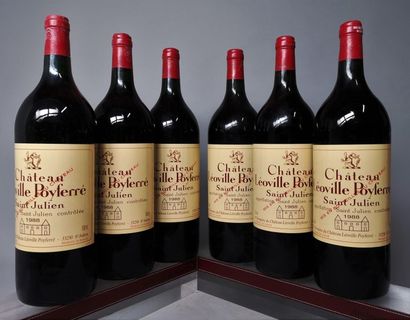 6 magnums CHÂTEAU LÉOVILLE POYFERRÉ - 2é...