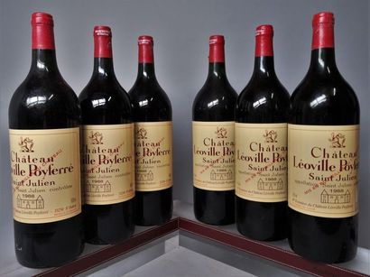 6 magnums CHÂTEAU LÉOVILLE POYFERRÉ - 2é...