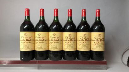 6 magnums CHÂTEAU LÉOVILLE POYFERRÉ - 2é...