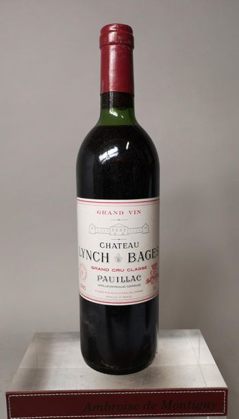 1 bottle CHÂTEAU LYNCH BAGES - 5é Gcc Pauillac...