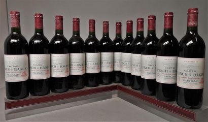 12 bottles CHÂTEAU LYNCH BAGES - 5é Gcc Pauillac...
