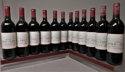 12 bottles CHÂTEAU LYNCH BAGES - 5é Gcc Pauillac...