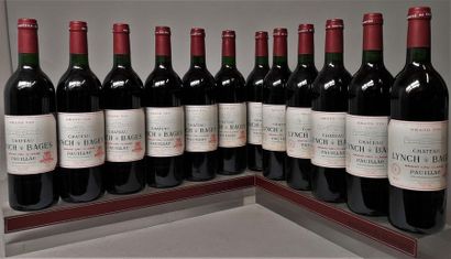 12 bottles CHÂTEAU LYNCH BAGES - 5é Gcc Pauillac...