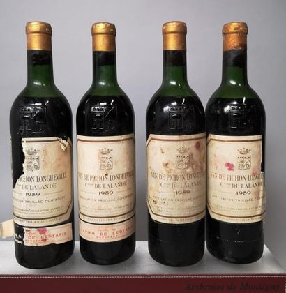 4 bottles CHÂTEAU PICHON LONGUEVILLE COMTESSE...