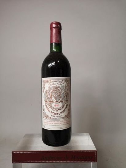 1 bottle CHÂTEAU PICHON BARON de LONGUEVILLE ...