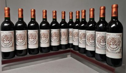 12 bottles CHÂTEAU PICHON BARON de LONGUEVILLE...