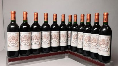 12 bottles CHÂTEAU PICHON BARON de LONGUEVILLE...