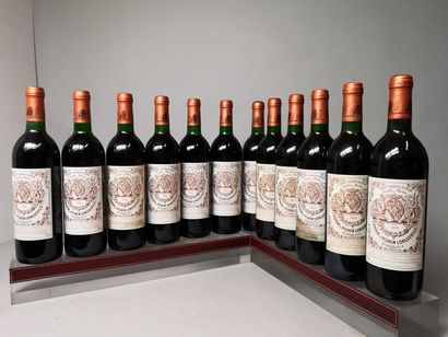12 bottles CHÂTEAU PICHON BARON de LONGUEVILLE...