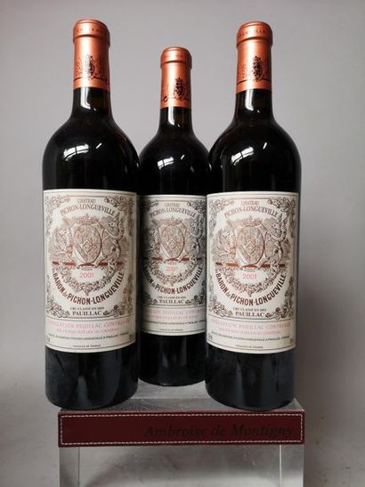 3 bottles CHÂTEAU PICHON BARON de LONGUEVILLE...