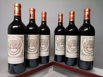 6 bottles CHÂTEAU PICHON BARON de LONGUEVILLE...