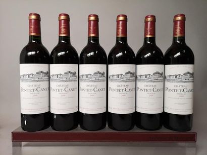 6 bottles CHÂTEAU PONTET CANET - 5é Gcc Pauillac...