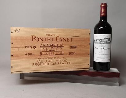6 bottles CHÂTEAU PONTET CANET - 5é Gcc Pauillac...