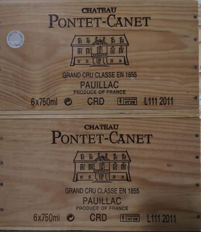 12 bottles CHATEAU PONTET CANET - 5é Gcc...