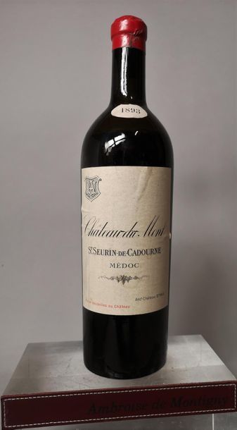 1 bottle CHÂTEAU du MONT (Anc. Ch. SAINT...