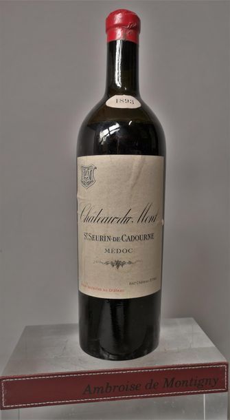 1 bottle CHÂTEAU du MONT (Anc. Ch. SAINT...