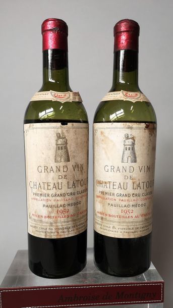 2 bottles CHÂTEAU LATOUR - 1st Gcc Pauillac...