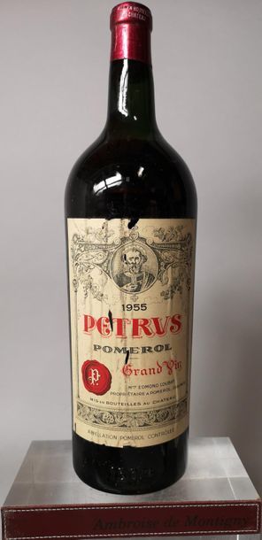1 magnum PETRUS - Pomerol 1955 Leg. label...