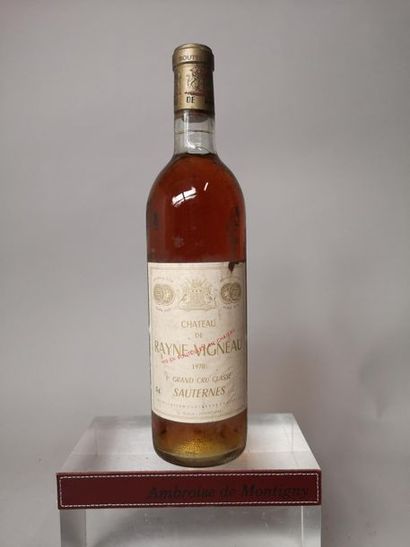 2 bottles LIQUOROUS WINES OF BORDEAUX: 
-1...