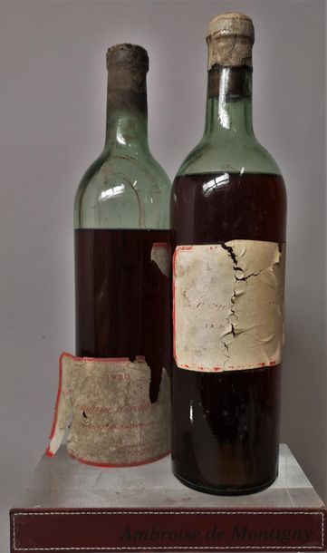 2 bottles DOMAINDE DES JUSTICES - Rene MEDVILLE...