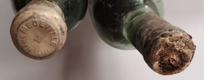 2 bottles DOMAINDE DES JUSTICES - Rene MEDVILLE...