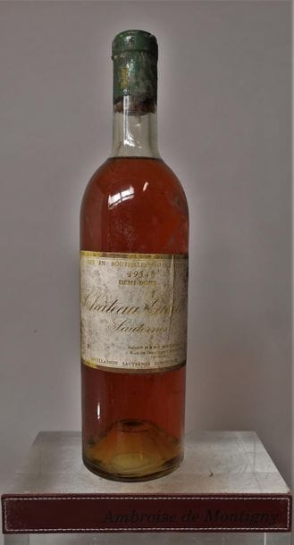 1 bottle CHÂTEAU GILETTE Demi-doux - Sauternes...
