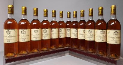 12 bottles CHÂTEAU SUDUIRAUT - 1st Gcc Sauternes...