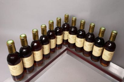 12 half-bottles CHÂTEAU SUDUIRAUT - 1er Gcc...