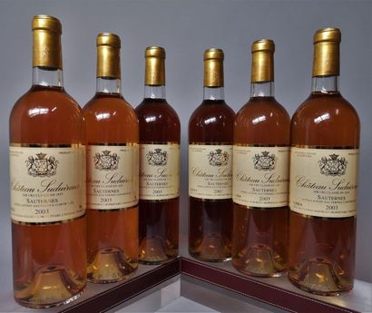 6 bottles CHÂTEAU SUDUIRAUT - 1st Gcc Sauternes...