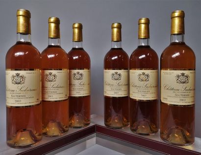 6 bottles CHÂTEAU SUDUIRAUT - 1st Gcc Sauternes...