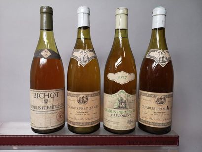 4 bottles: 1 BOTTLES CHABLIS 1er cru BICHOT...