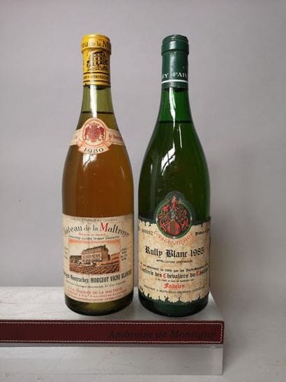 3 bottles WHITE WINES OF BURGUNDY:
- 1 bottle...
