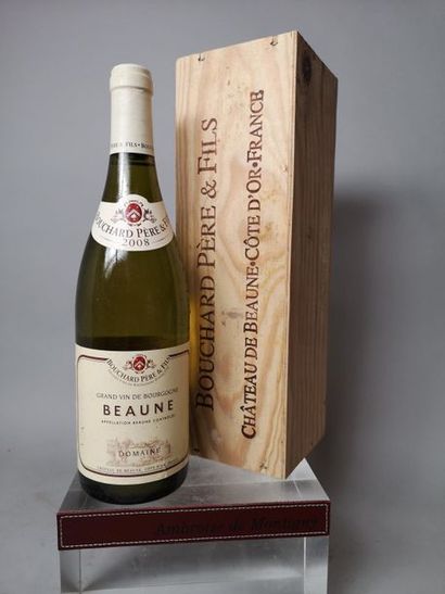 1 bottle BEAUNE Blanc - BOUCHARD 2008 wooden...