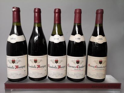 5 bottles VINS DE BOURGOGNE Dom. ODOUL-COQUARD...