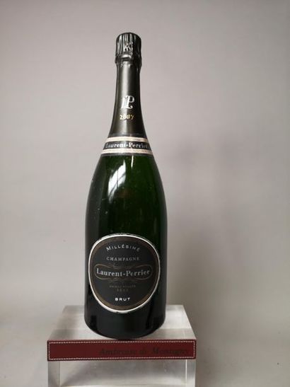 1 magnum CHAMPAGNE LAURENT PERRIER Brut 2007...