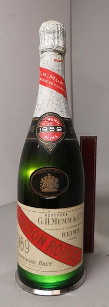 1 bottle CHAMPAGNE MUMM Cordon Rouge 1959...