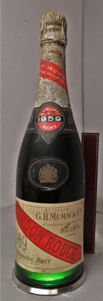 1 bottle CHAMPAGNE MUMM Cordon Rouge 1959...