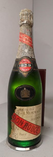 1 bottle CHAMPAGNE MUMM Cordon Rouge 1959...