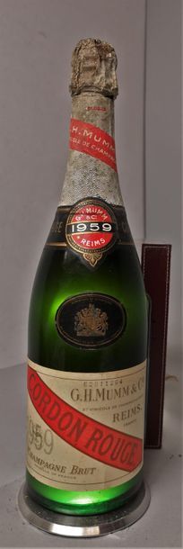 1 bottle CHAMPAGNE MUMM Cordon Rouge 1959...