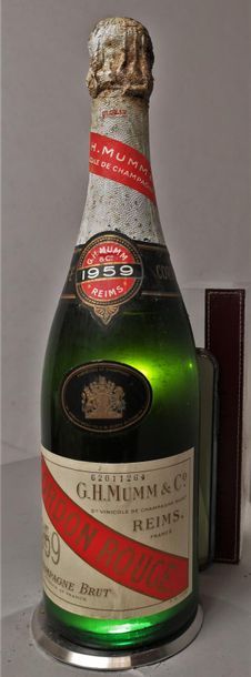 1 bottle CHAMPAGNE MUMM Cordon Rouge 1959...