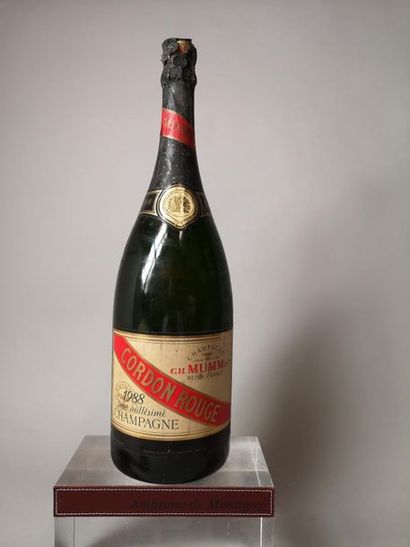1 magnum CHAMPAGNE MUMM Cordon Rouge 1988...