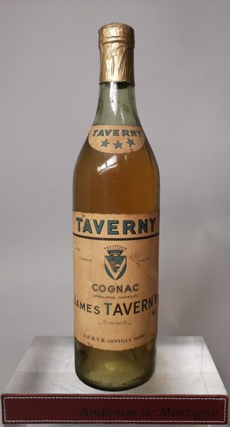 1 bottle COGNAC - JAMES TAVERNY 3 STARS 60's...