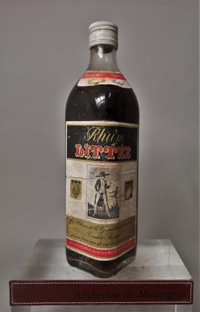 1 bottle RHUM of GUADALOUPE LITTEE Vieux...