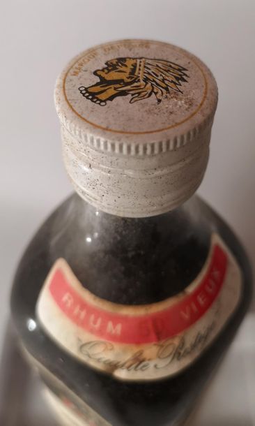 1 bottle RHUM of GUADALOUPE LITTEE Vieux...